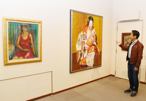 web三重画廊で「家族が選んだ藤本義朋70年の作品展」