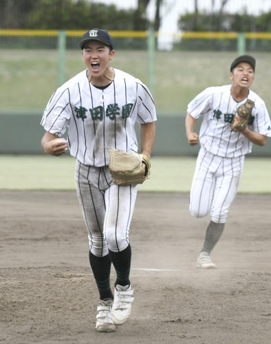 web11◎P説・高校野球、四日市球場、津田学園―いなべ
