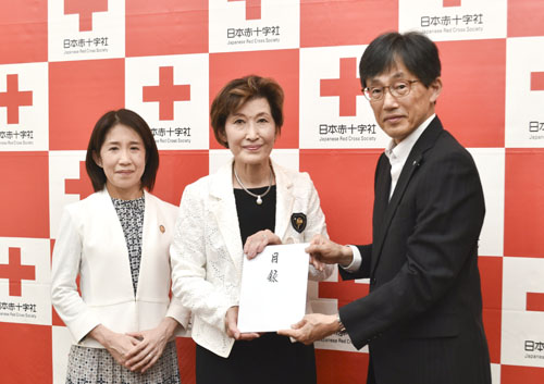 web09◎P説・ソロプチミスト三重―北が日赤県支部に能登半島地震の義援金などを寄