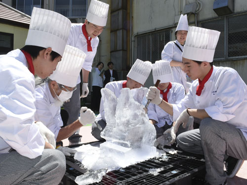 web09氷細工の実習