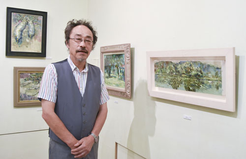 web09◎P説・三重画廊で田村公男さん個展始まる1