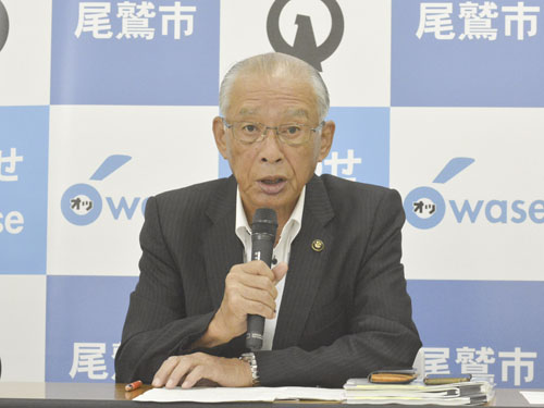 web10◎P説・尾鷲市長定例記者会見