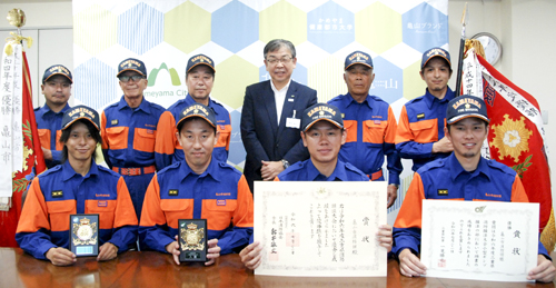 web08◎P説・川崎第4分団が県大会3連覇果たす