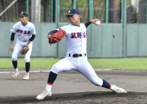 web県スポ、高校野球写真1,菰野
