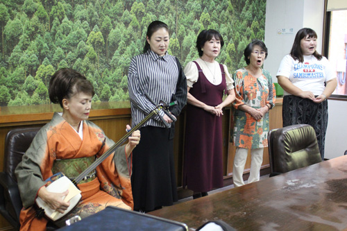 web尾鷲節の練習大詰め、美楓会