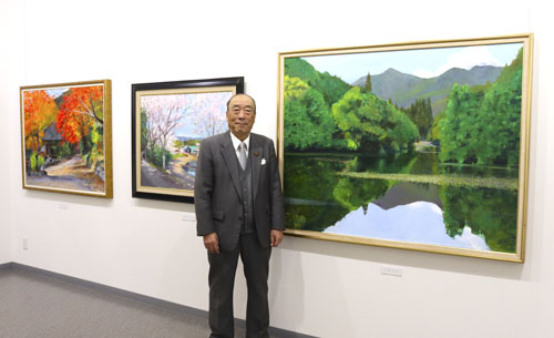 web09◎P説・野村昭輝さんが新春個展を開催2