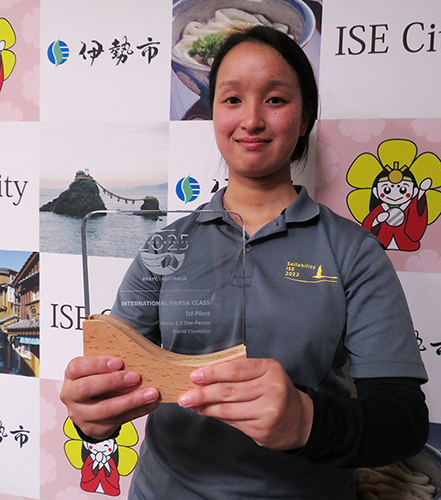 web01◎P説・小型ヨット「ハンザクラス」世界大会優勝藤本さん